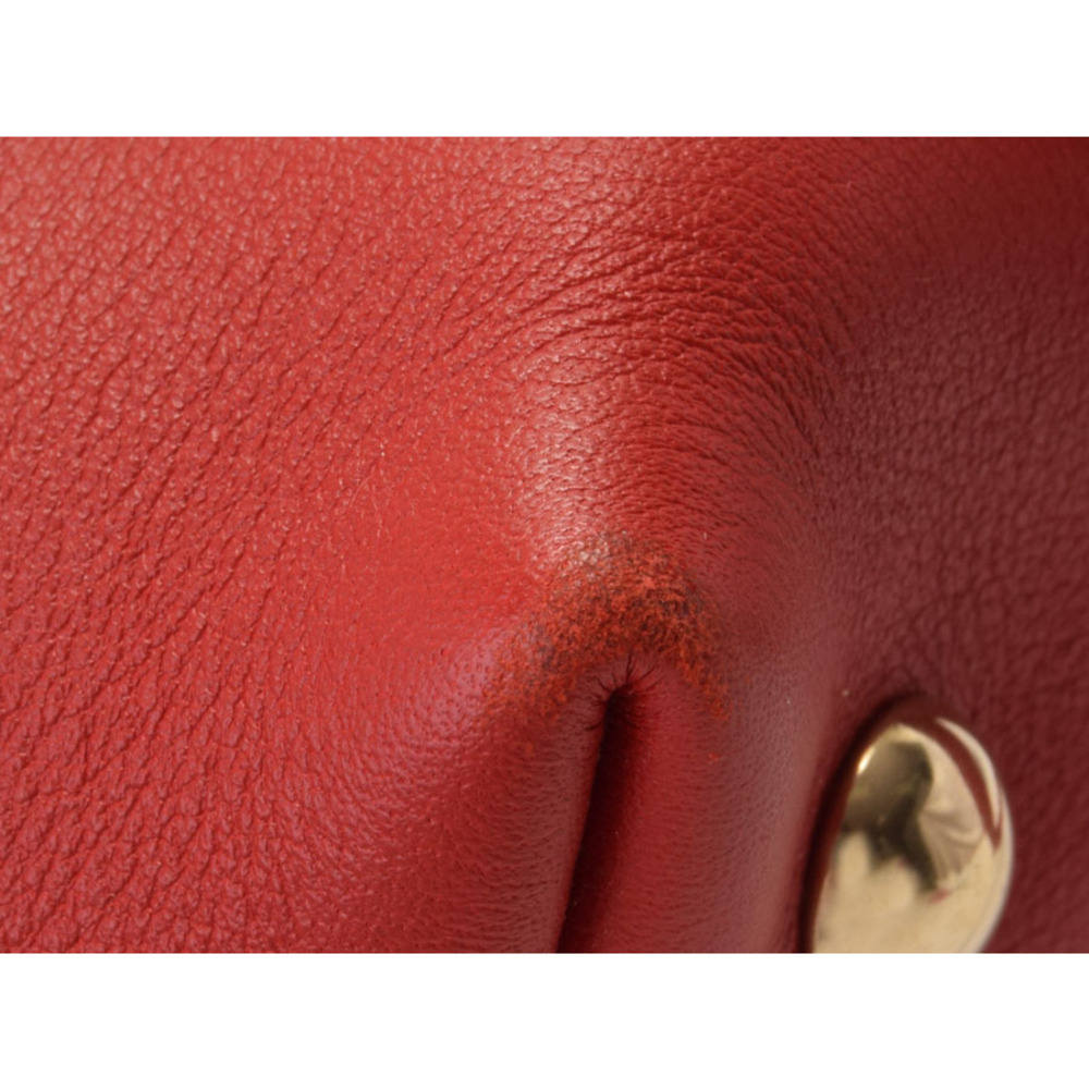 Gucci ssima Calfskin Red Handbag - Picture 8 of 11